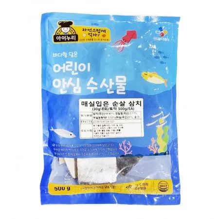 매실입은삼치(순살_가시제거율99.9%_30g내외_15~20토막 500g/EA)/국내산