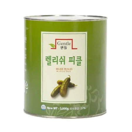 젠틀푸드 렐리쉬피클(3Kg/EA)  업소용 반찬