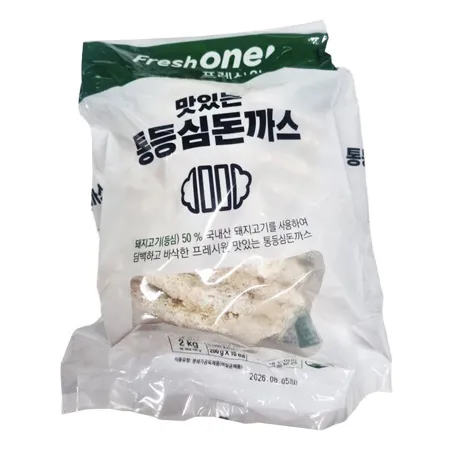 프레시원 통등심돈까스(200g*10개 2Kg/EA)