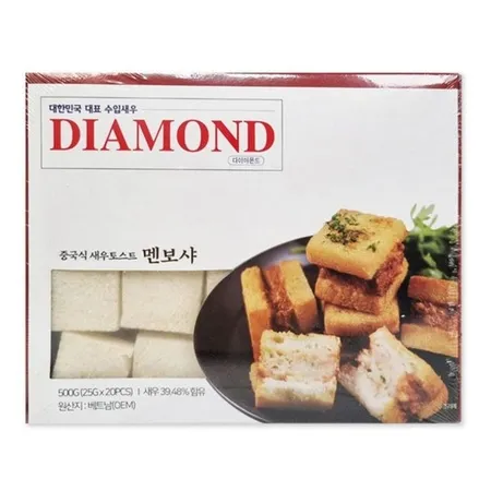 다이아몬드 멘보샤(25g*20입 500g/EA)