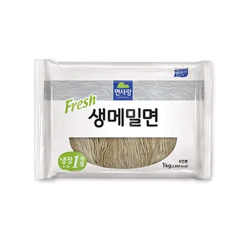 면사랑 생메밀면(밝은면_167g*6입 1Kg/EA)