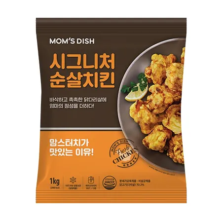 맘스터치 시그니처 순살치킨 가라아게(1Kg/EA) 사이드 메뉴 안주