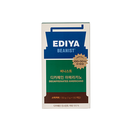 이디야 아메리카노(디카페인_1g*130T 130g/EA)