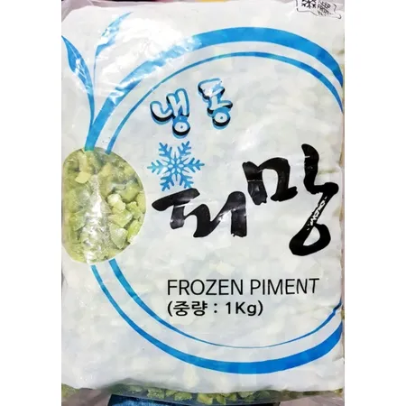 글로벌냉동식품 청피망(1cm_다이스 1Kg/EA)