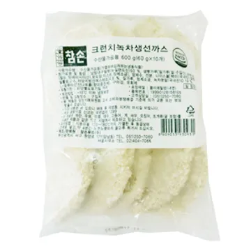 참손 크런치녹차생선까스(60g*10개입 600g/EA)