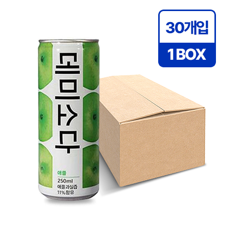 동아오츠카 데미소다(캔_250ml*30입_사과 7.5Kg/BOX)