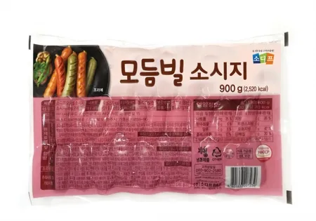 소디프 모둠빌 소시지(30입 900g/EA) 소세지