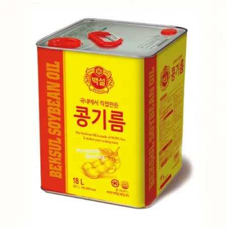 백설 대두유(18L 16.506Kg/EA) 식용유 이미지