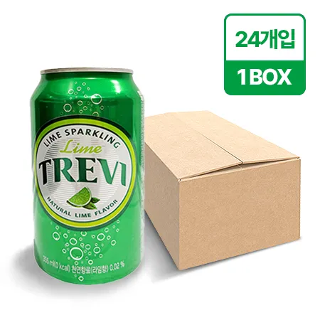 트레비 탄산수(라임 캔 355ml*24EA/BOX)