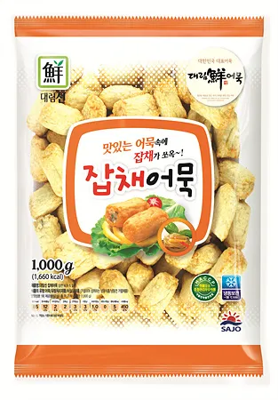 사조대림 기타어묵(잡채_15g*67개입 1Kg/EA) 어묵 오뎅 [원산지: 상세설명참조]