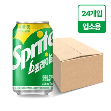 스프라이트 사이다(업소용 355ml*24EA/BOX)