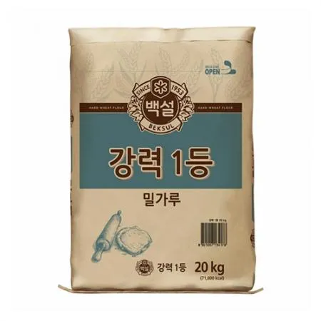 백설 밀가루(강력_1등K 20Kg/EA) [원산지: 상세설명참조]