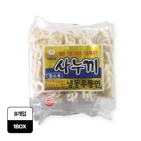 천일식품 사누끼우동면(1.15kg*8봉 9.2Kg/BOX)