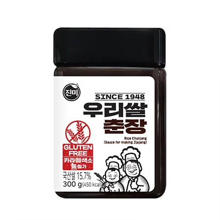 진미식품 우리쌀춘장(글루텐무첨가 300g/EA)