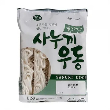 이츠웰 사누끼우동면(250g*5입 1.25Kg/EA) 냉동면