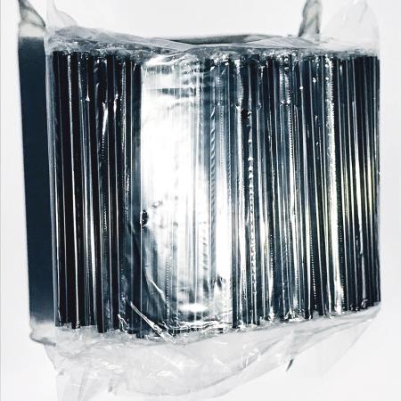 스트로우(개별포장_일자_검정색_7*210mm_500입 PAC)