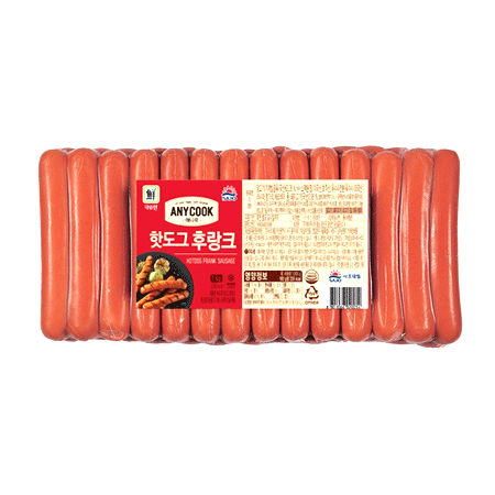 애니쿡 핫도그후랑크(켄터키 1Kg/EA)