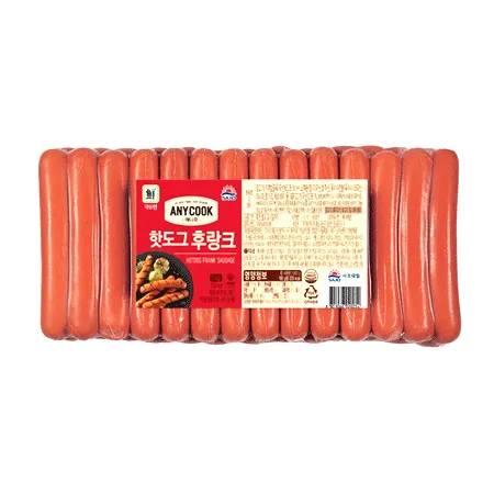 애니쿡 핫도그후랑크(켄터키 1Kg/EA)
