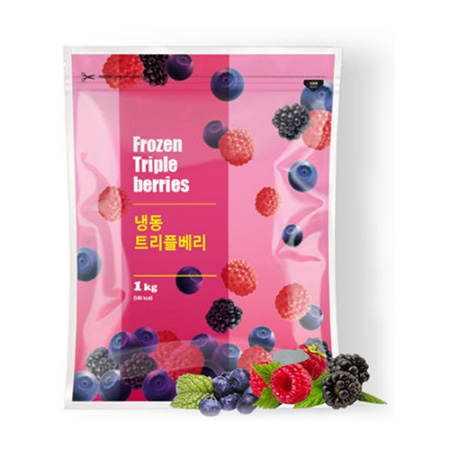 맥그로우앤마리 냉동트리플베리(블루+블랙+라즈베리 1Kg/EA)