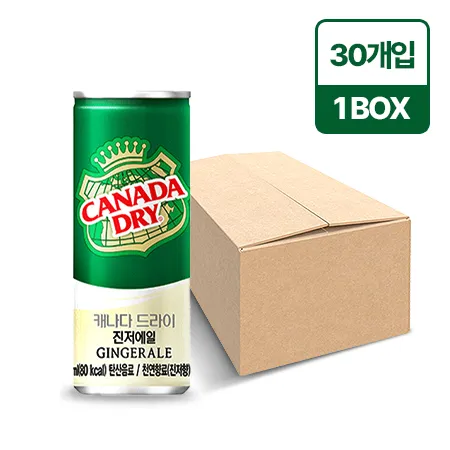 코카콜라 캐나다드라이(진저엘 250g*30EA/BOX)