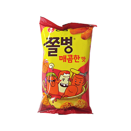 농심 쫄병스낵(매콤한맛 90g/EA)