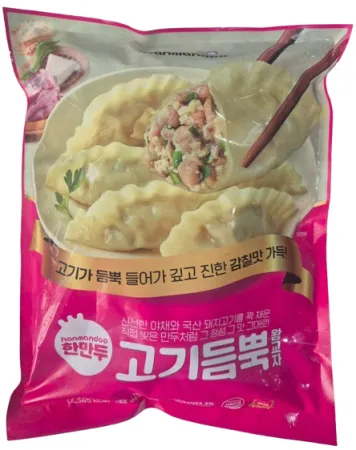 한만두식품 고기듬뿍왕교자(32g±1*31±1입 1.02Kg/EA) 만두 고기만두