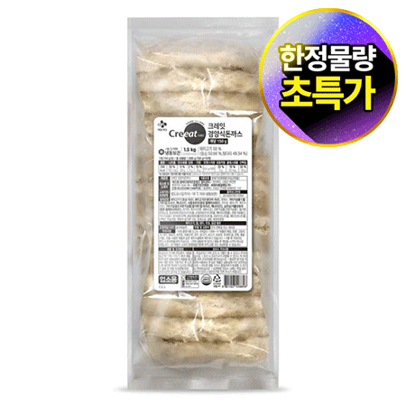 ★제당 초특가★ 크레잇 한판등심돈카츠(150g*10입 1.5Kg/EA) 돈까스 등심돈까스