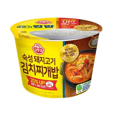 오뚜기 컵밥(숙성돼지고기김치찌개밥 310g/EA)
