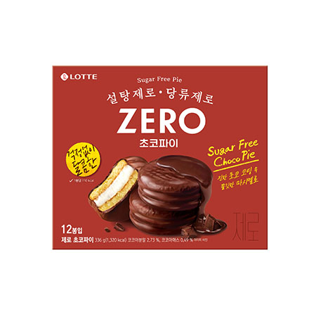 롯데웰푸드 제로초코파이(12봉입 336g/EA)