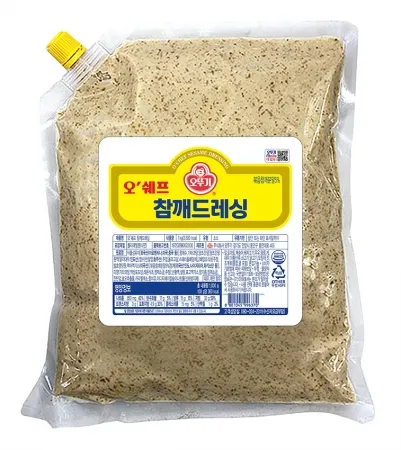 오뚜기 참깨드레싱(1Kg/EA) 소스 [원산지: 상세설명참조]