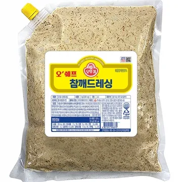 오뚜기 참깨드레싱(1Kg/EA) 소스 [원산지: 상세설명참조]