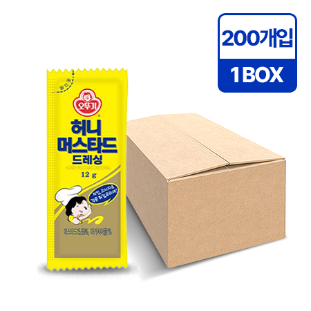 오뚜기 허니머스타드드레싱(12g*200EA/BOX) 소스