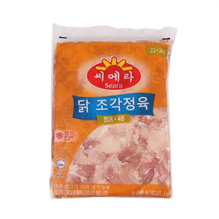 ♥정육특가♥ 씨에라 닭조각정육(25~30g/개 2kg*6개입 12kg/BOX) 조각정육 CJ정육점