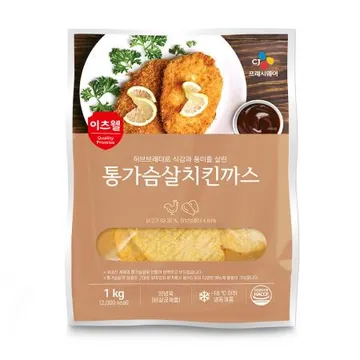 이츠웰 허브치킨통가슴살까스(1Kg/EA)
