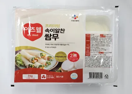 이츠웰 쌈무(프리미엄_2무첨가_새콤달콤_국산무60% 3Kg/EA)