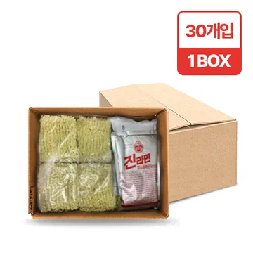 ※낱개포장아님※ 진라면 업소용 라면(덕용_매운맛 120g*30EA/BOX) 라면