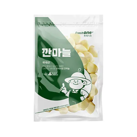 ★매일시장특가★ 프레시원 깐마늘(대 꼭지제거 1Kg/EA) 마늘 초특가 매일시장특가 이미지
