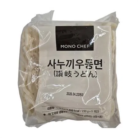 모노쉐프 사누끼우동면(230g*5 1.15Kg/EA)