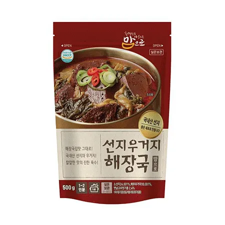 도야지식품 맘으로선지우거지해장국(500g/EA)