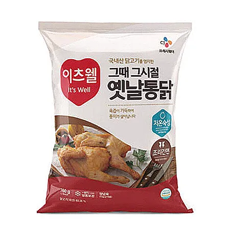 이츠웰 그때그시절옛날통닭(오리지날_2마리_4조각 780g/EA)