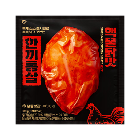 한끼통살 닭가슴살(핵불닭 100g/EA)