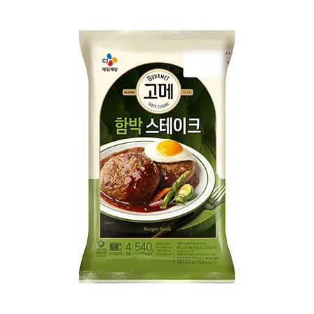 고메 함박스테이크(함박80g*4입+소스55g*4입 540g/EA)