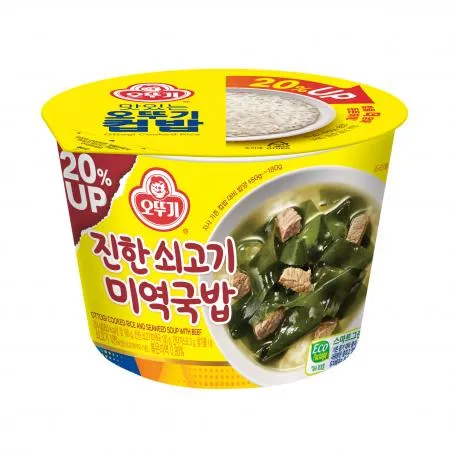 오뚜기 컵밥(진한쇠고기미역국밥_증량 314g/EA)