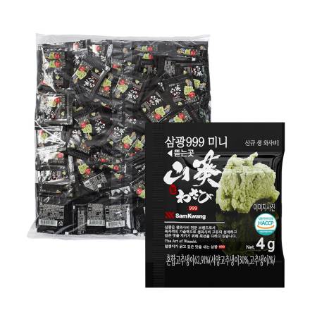 삼광999 와사비(미니_4g*200입 800g/EA)