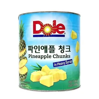 DOLE 파인애플캔(청크 3.062Kg/EA)