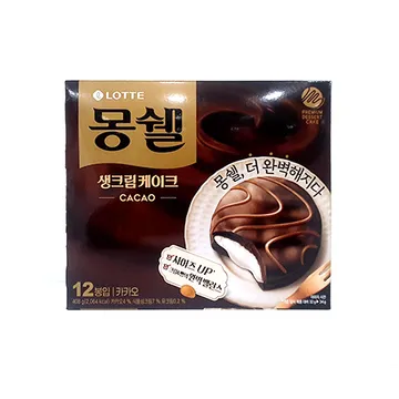 롯데제과 몽쉘(카카오케이크 408g/EA)
