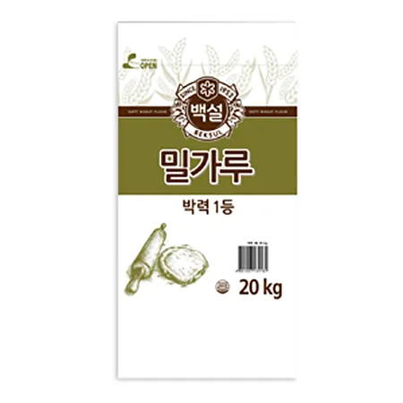 백설 밀가루(박력_1등 20Kg/EA) [원산지: 상세설명참조]