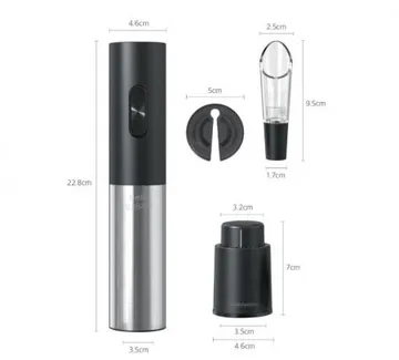 벨라쿠진 와인오프너(전동형_세트_호일커터+푸어러+스토퍼 EA)