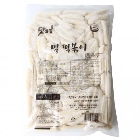 백미 냉동밀떡볶이떡(소 1Kg/EA)