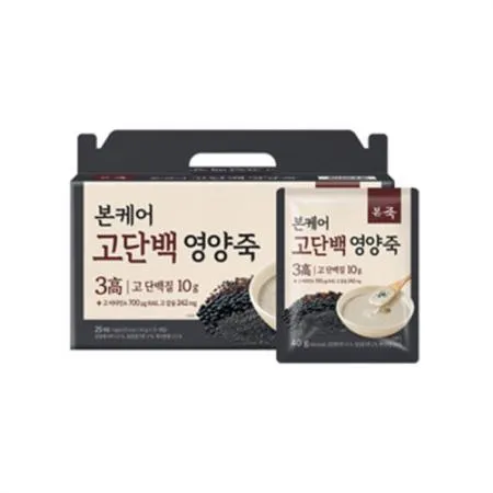 본죽 본케어고단백영양죽(40g*25입 1Kg/EA)